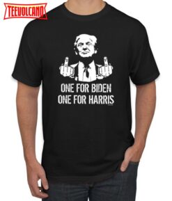 Funny Trump Fuck You Middle Finger Shirt Anti Biden Shirt