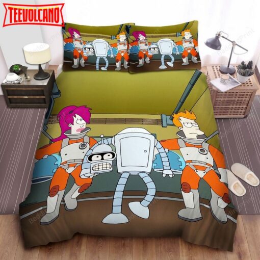 Futurama, Humorous Bender Bed Sheets Duvet Cover Bedding Sets