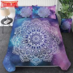 Galaxy Mandala Bedding Set Duvet Cover &amp Pillow Cases