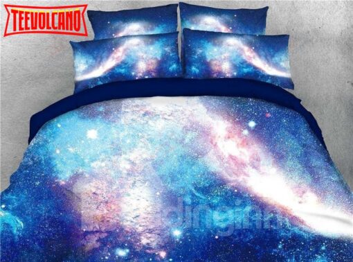 Galaxy Starry Nebula Bedding Set Duvet Cover &amp Pillow Cases