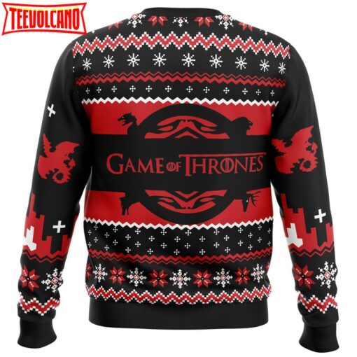 Game of Thrones House Targaryen Ugly Christmas Sweater