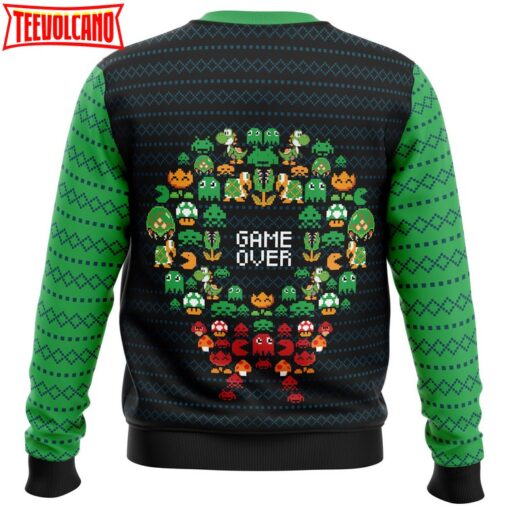 Game Over Nintendo Ugly Christmas Sweater