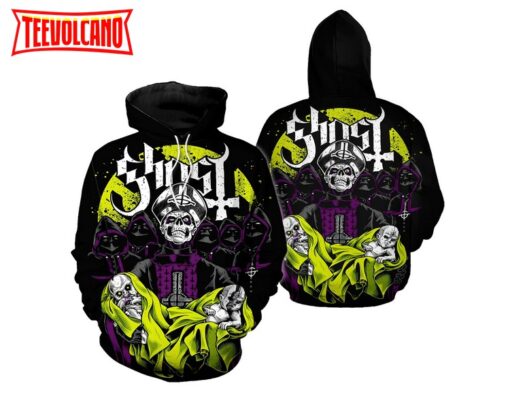 Ghost Band Cosplay 3D All Over Printed Unisex Hoodie 3D