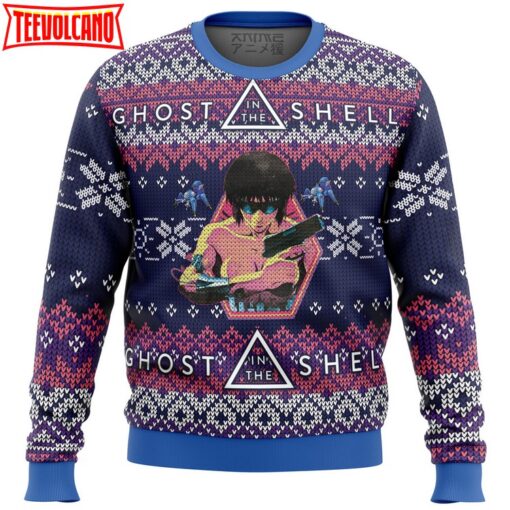 Ghost in the Shell Alt Ugly Christmas Sweater