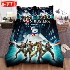 Ghostbusters The Video Game Remastered Poster Bed Sheets Duvet Cover Bedding Sets