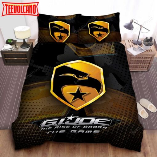 G.I. Joe Logo In The Rise Of Cobra Movie Bed Sheets Spread Duvet Cover Bedding Sets