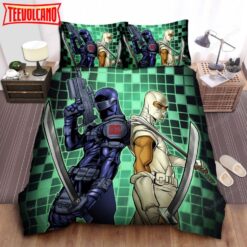 G.I. Joe Snake-Eyes And Storm Shadow Comic Artwork Duvet Cover Bedding Sets