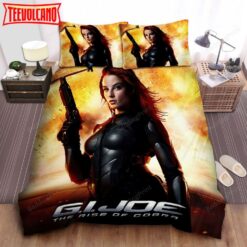 G.I. Joe The Rise Of Cobra Scarlett Poster Bed Sheets Duvet Cover Bedding Sets