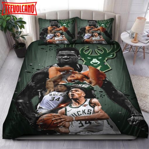 Giannis Antetokounmpo Milwaukee Bucks NBA 08 Bedding Sets