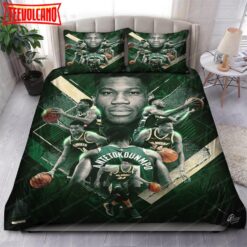 Giannis Antetokounmpo Milwaukee Bucks NBA 09 Bedding Sets