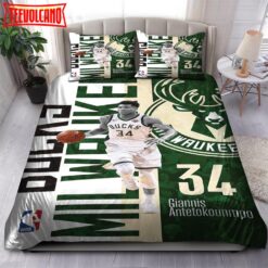 Giannis Antetokounmpo Milwaukee Bucks NBA 16 Bedding Sets