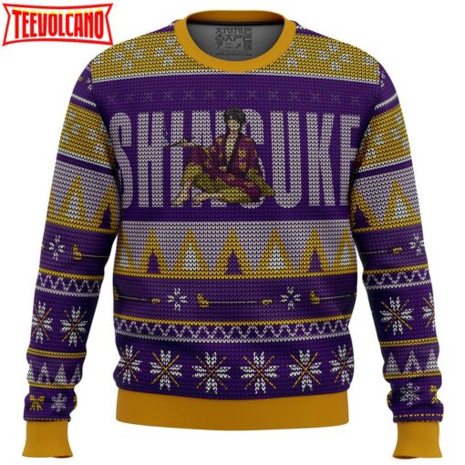 Gintama Smokin Shinsuke Ugly Christmas Sweater