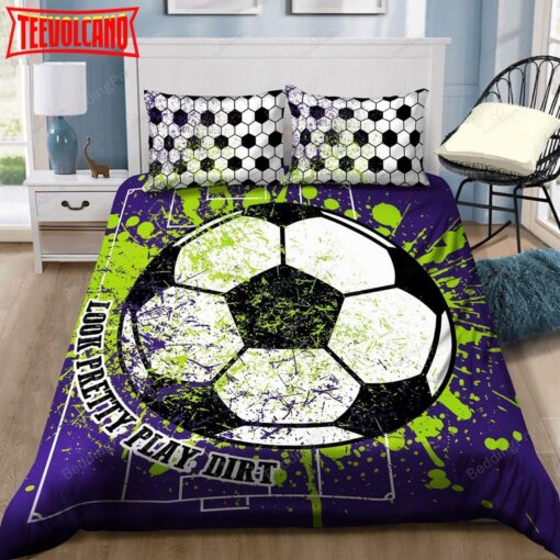 Girls Soccer Bedding Sets Duvet Cover &amp Pillow Cases