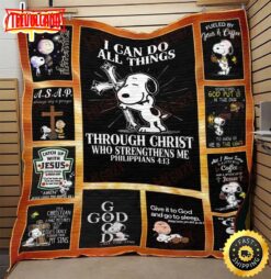 God Is Good All The Time Snoopy The Peanuts Movie Snoopy Dog Blanket