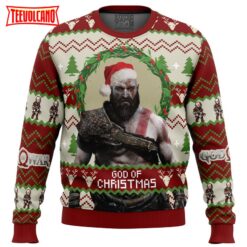 God of Christmas God of War Ugly Christmas Sweater