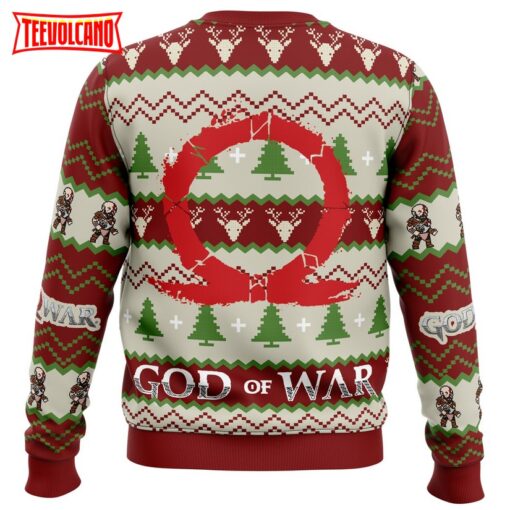 God of Christmas God of War Ugly Christmas Sweater