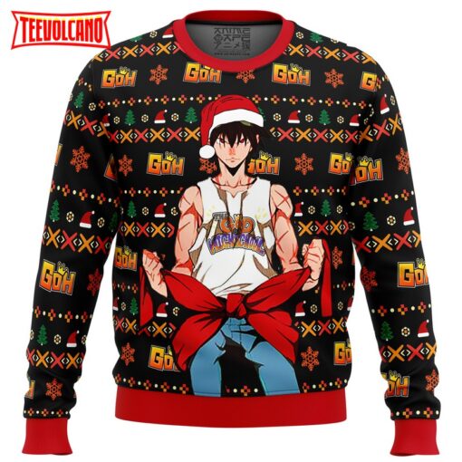 God of High School Santa Jin Mori Ugly Christmas Sweater