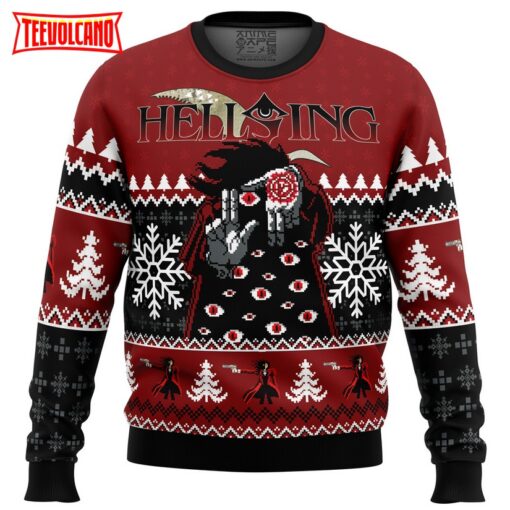 God With Us Hellsing Ugly Christmas Sweater