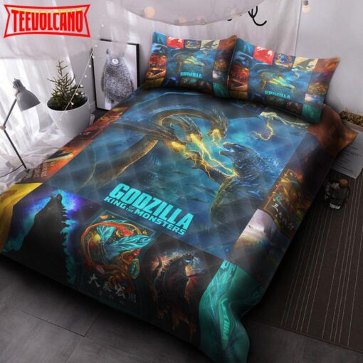 Godzilla V3 Quilt Bed Set