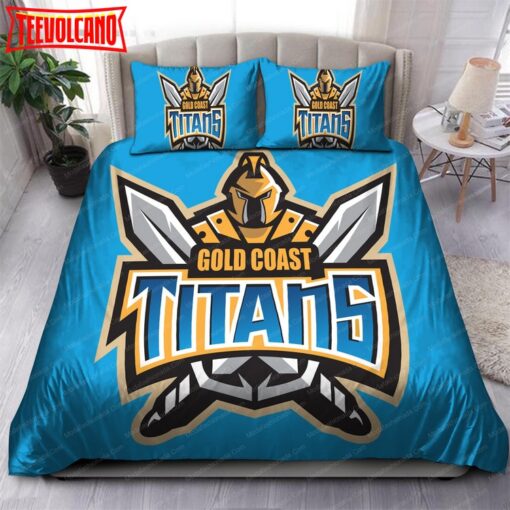 Gold Coast Titans Logo 2007 Bedding Sets