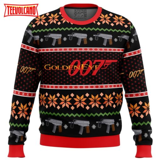 Golden Eye Ugly Christmas Sweater