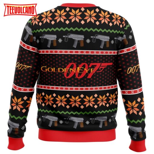 Golden Eye Ugly Christmas Sweater