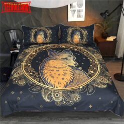 Golden Fox Bed Sheets Duvet Cover Bedding Sets