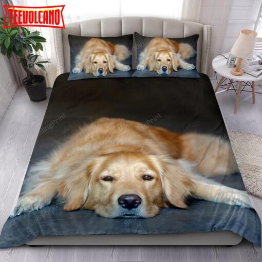 Golden Retriever Bedding Set Bed Sheets Duvet Cover Bedding Sets