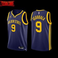 Golden State Warriors Andre Iguodala 2022-23 Statement Edition Jersey Navy