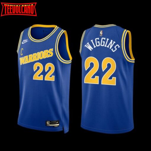 Golden State Warriors Andrew Wiggins 2022-23 Classic Edition Jersey Blue