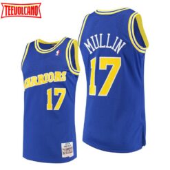 Golden State Warriors Chris Mullin Royal 1993 1994 Throwback Jersey