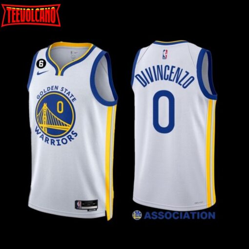 Golden State Warriors Donte DiVincenzo 2022-23 Association Edition Jersey White