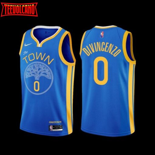 Golden State Warriors Donte DiVincenzo 2022-23 Earned Edition Jersey Royal