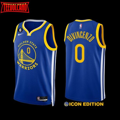 Golden State Warriors Donte DiVincenzo 2022-23 Icon Edition Jersey Royal