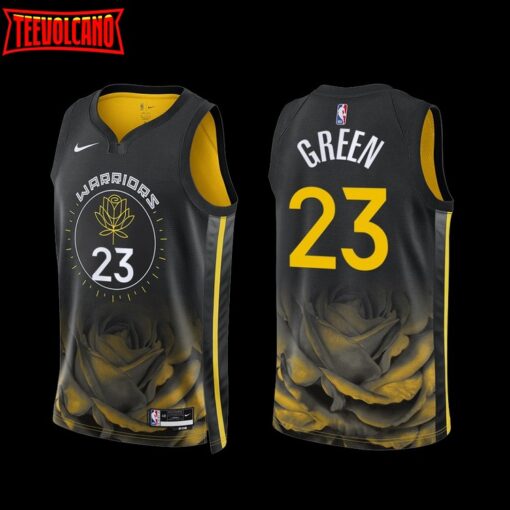 Golden State Warriors Draymond Green 2022-23 Black City Edition Jersey