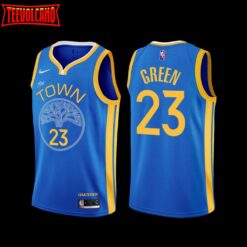 Golden State Warriors Draymond Green 2022-23 Blue Earned Edition Jersey