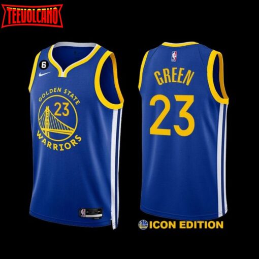 Golden State Warriors Draymond Green 2022-23 Icon Edition Jersey Royal