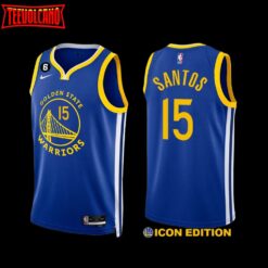 Golden State Warriors Gui Santos 2022-23 Icon Edition Jersey Royal