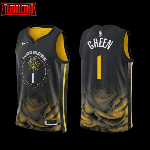 Golden State Warriors JaMychal Green 2022-23 Black City Edition Jersey