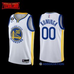 Golden State Warriors Jonathan Kuminga 2022-23 Association Edition Jersey White