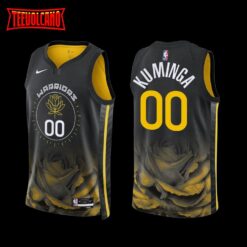 Golden State Warriors Jonathan Kuminga 2022-23 Black City Edition Jersey