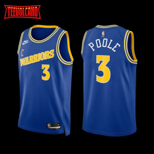 Golden State Warriors Jordan Poole 2022-23 Classic Edition Jersey Blue