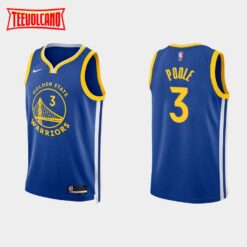 Golden State Warriors Jordan Poole Royal Icon Jersey