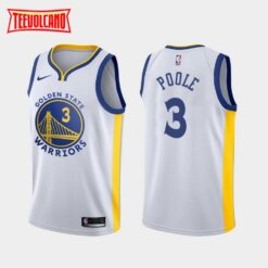 Golden State Warriors Jordan Poole White Association Jersey