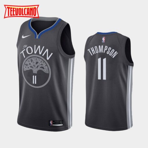 Golden State Warriors Klay Thompson 2020 Black Statement Jersey