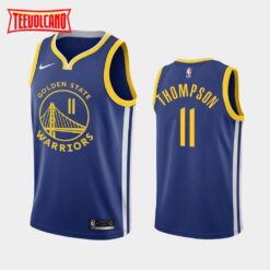 Golden State Warriors Klay Thompson 2020 Blue Icon Jersey