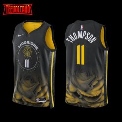 Golden State Warriors Klay Thompson 2022-23 Black City Edition Jersey