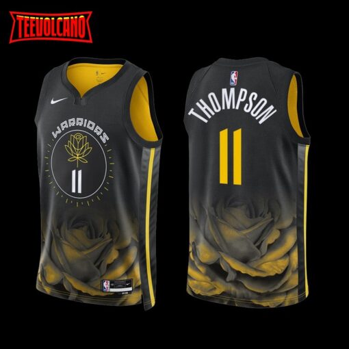 Golden State Warriors Klay Thompson 2022-23 Black City Edition Jersey