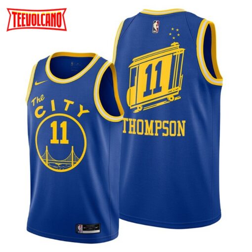 Golden State Warriors Klay Thompson Royal 2021 Classic Jersey