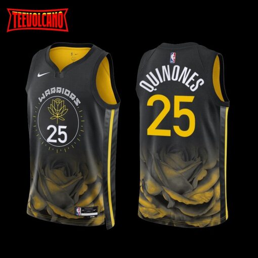 Golden State Warriors Lester Quinones 2022-23 City Edition Jersey Black